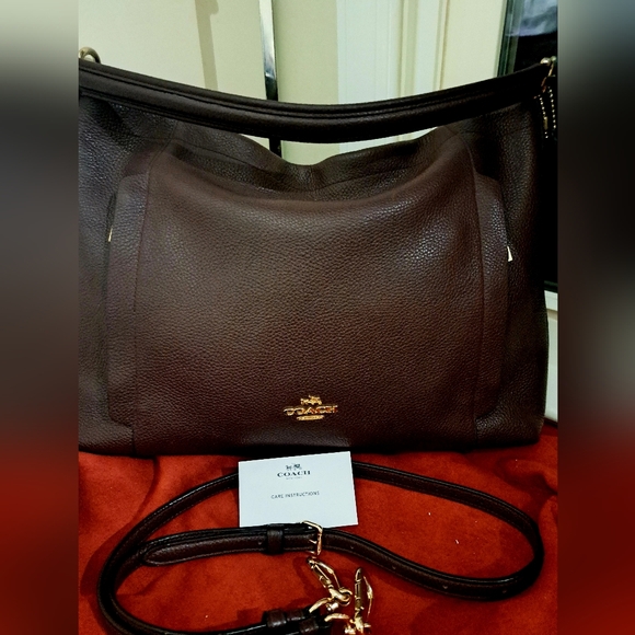 🎁 NEW COACH Scout Hobo Burgundy Oxblood Satchel/Shoulder/Crossbody Bag - Picture 1 of 16